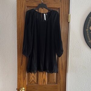 NY Collection Elegant Black Blouse